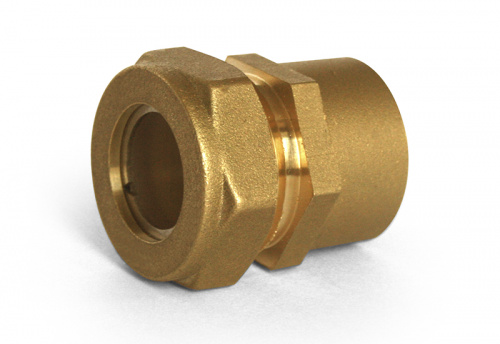 МУФТА 15Х1/2 (F) ПЕРЕХОДНАЯ ЛАТУННАЯ STAHLMANN EF